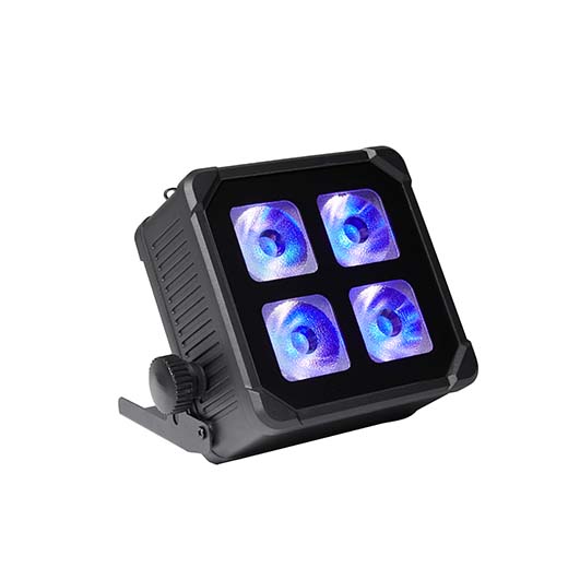 Waterproof IP Mini 4x20W rgbwa uv 6in1 Battery Powered UP Light DMX Wireless Wifi App Remote Control LED Uplight